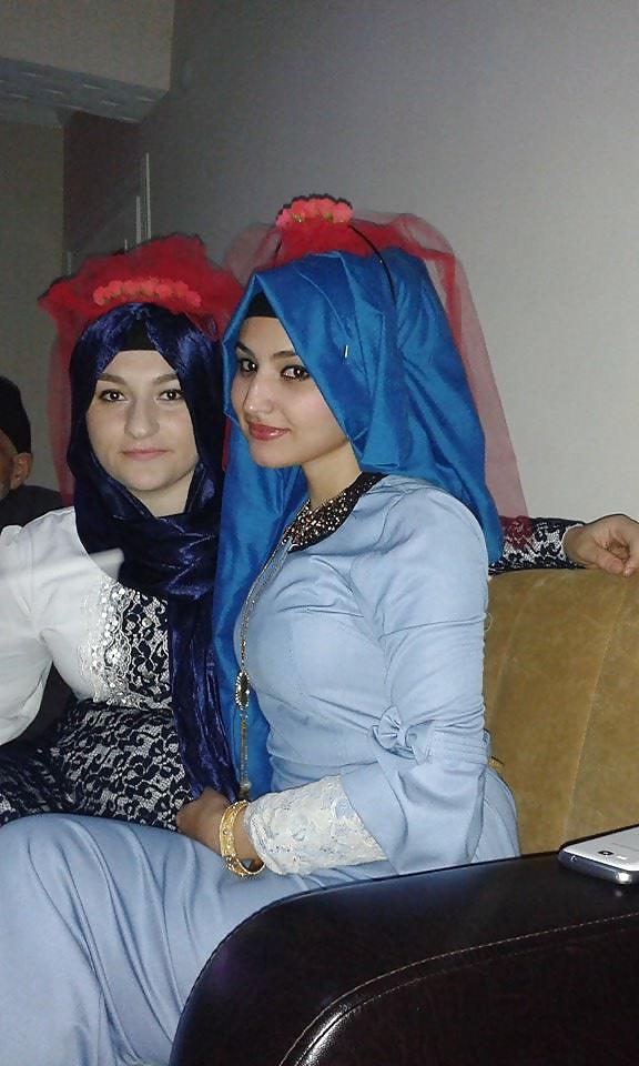 25P Turkish turbanli arab hijab