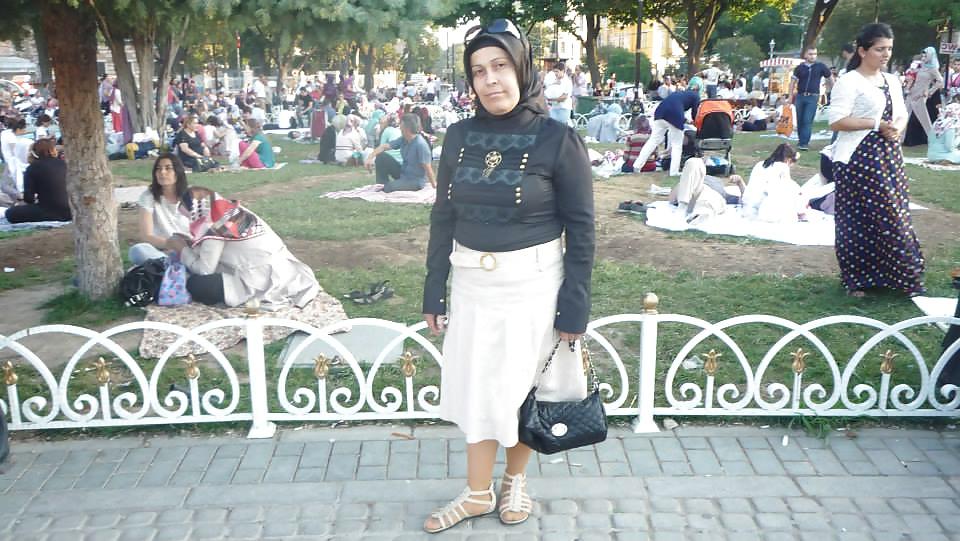 25P Turkish turbanli arab hijab