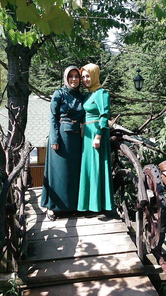 25P Turkish turbanli arab hijab