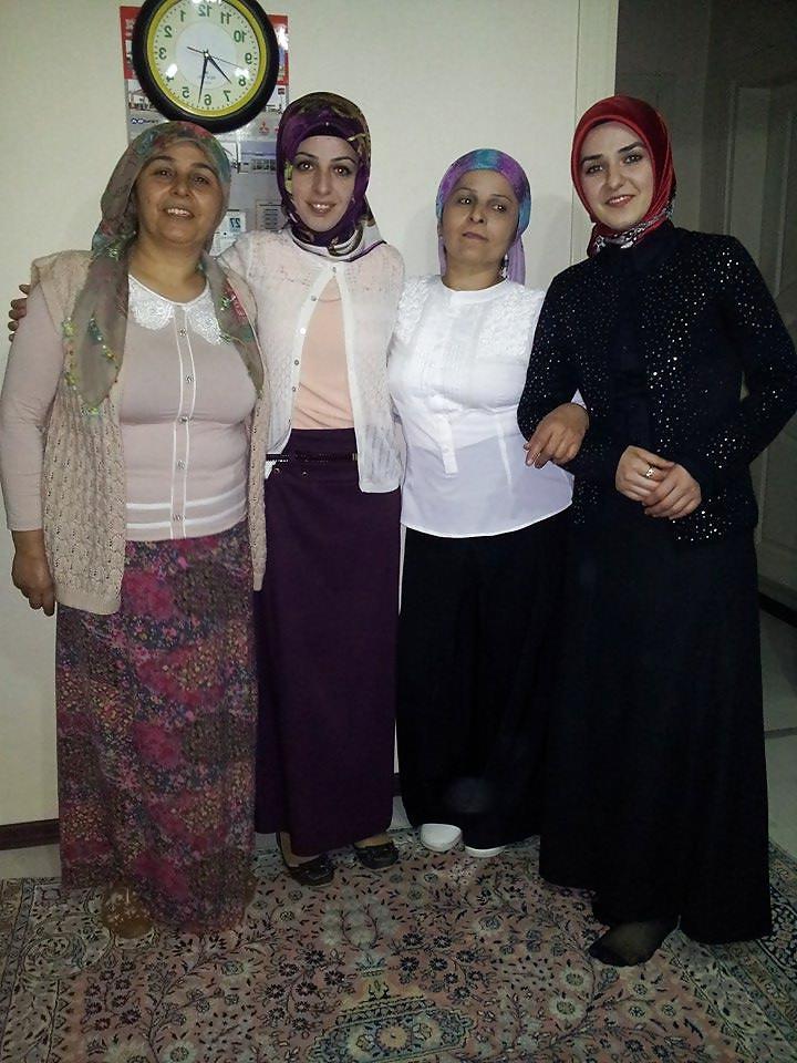 25P Turkish turbanli arab hijab