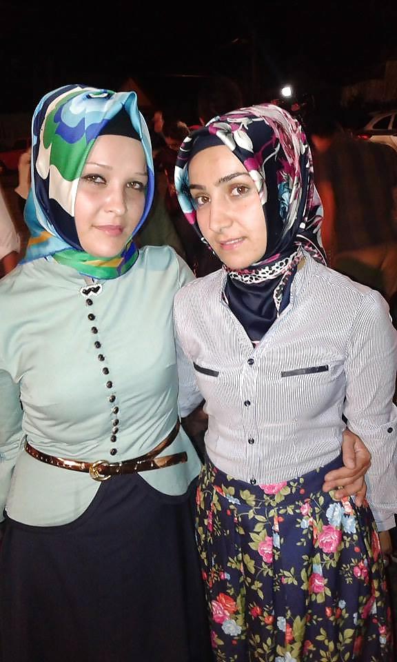 25P Turkish turbanli arab hijab