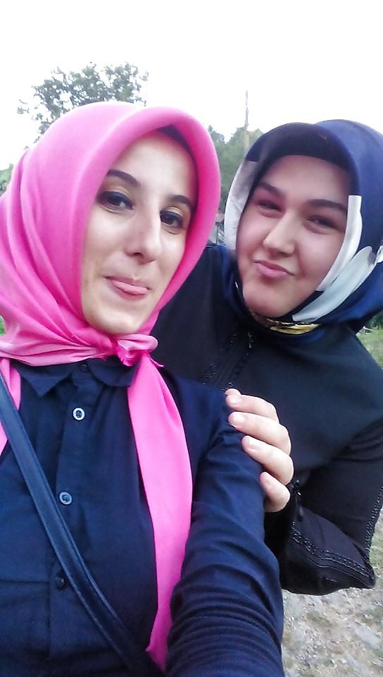 25P Turkish turbanli arab hijab