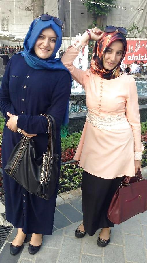 25P Turkish turbanli arab hijab