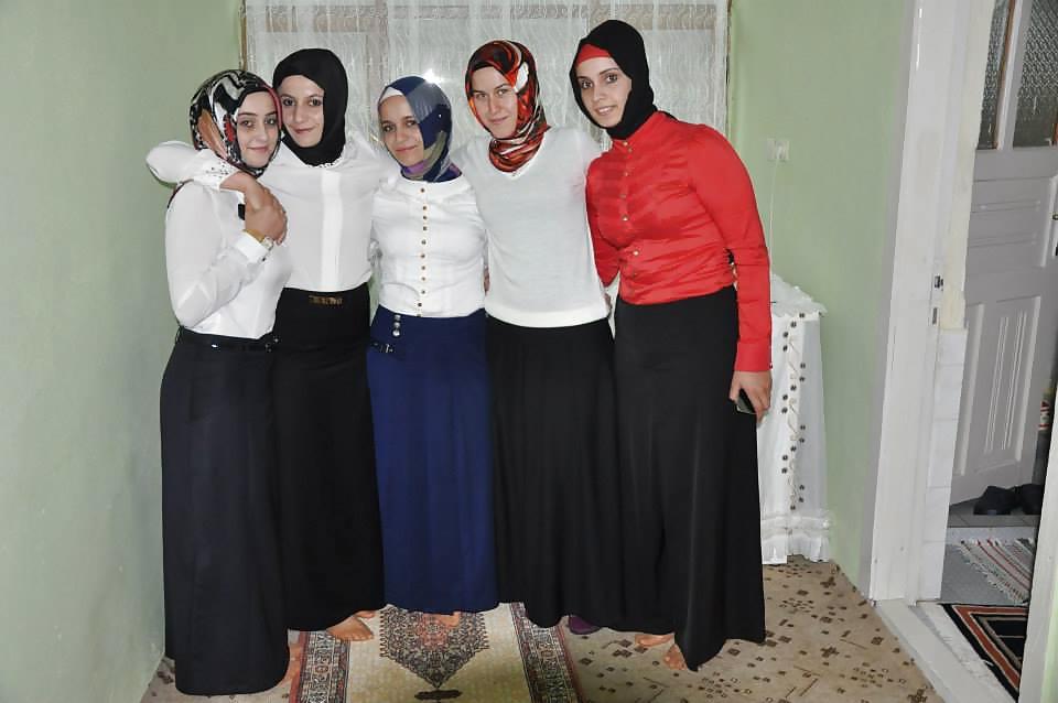 25P Turkish turbanli arab hijab