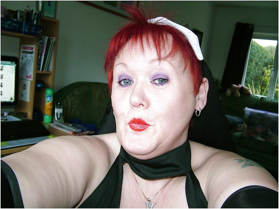 19P BBW nun in stocking