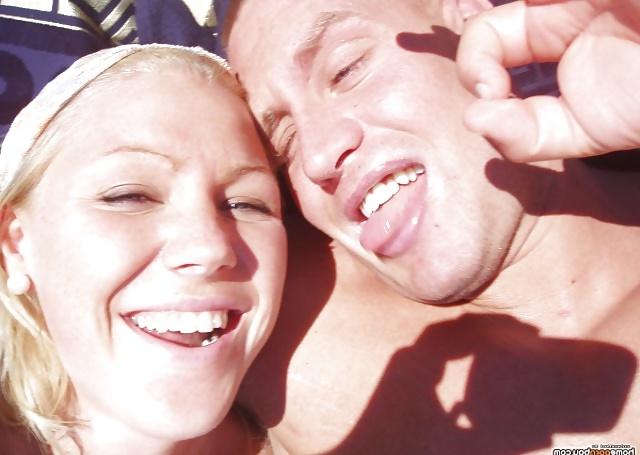 5P Blonde amateur ex gf vacation