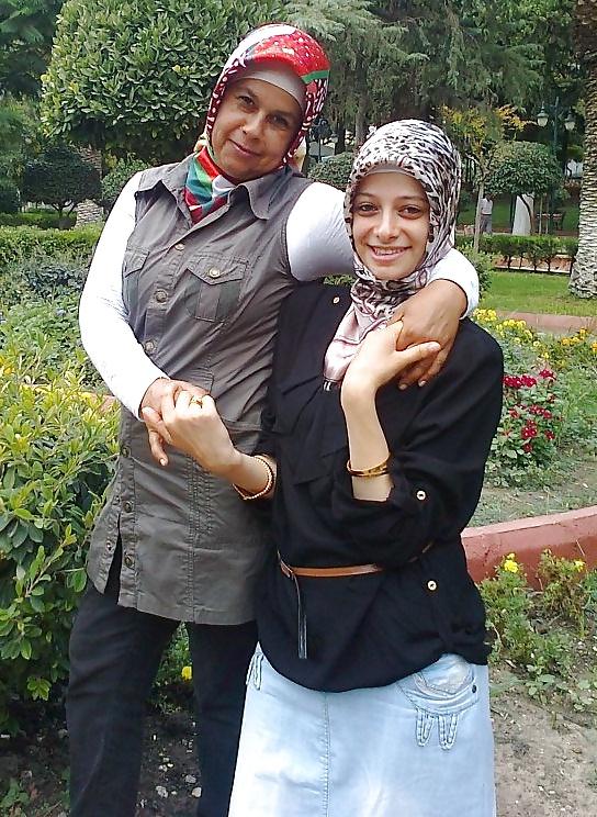 25P Turkish turbanli arab hijab