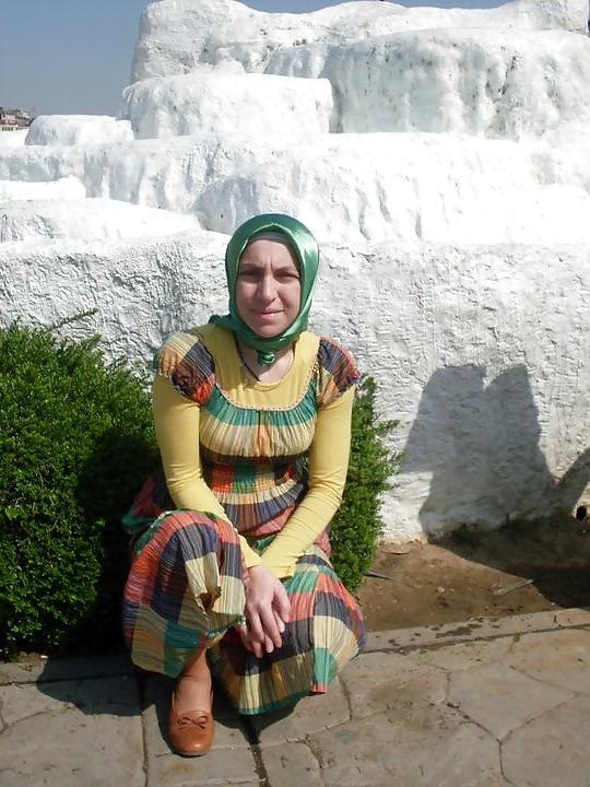 25P Turkish turbanli arab hijab
