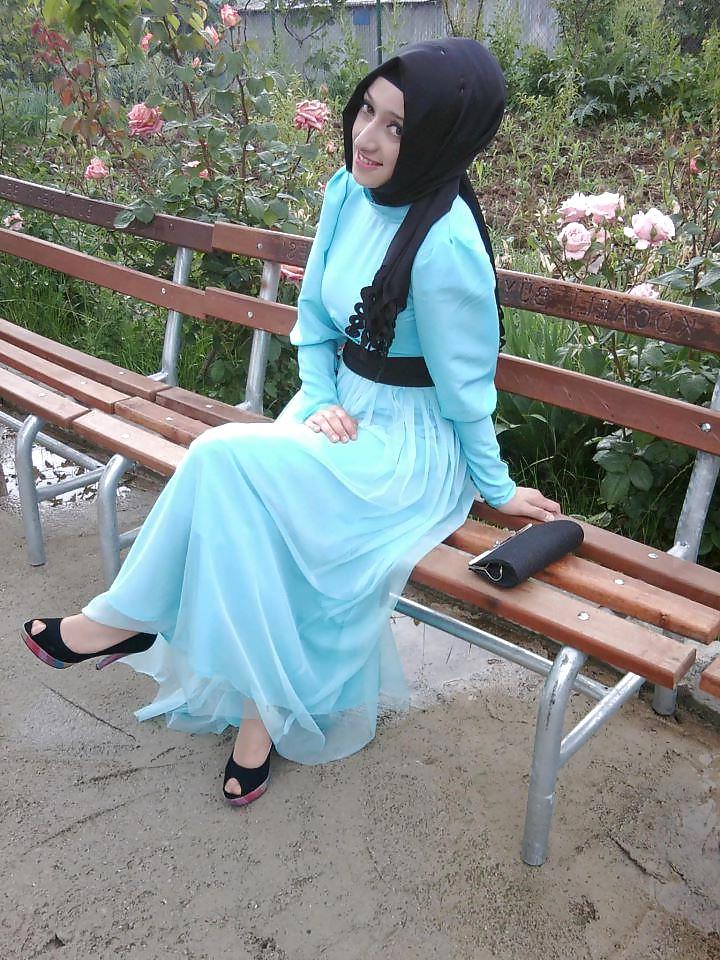 25P Turkish turbanli arab hijab