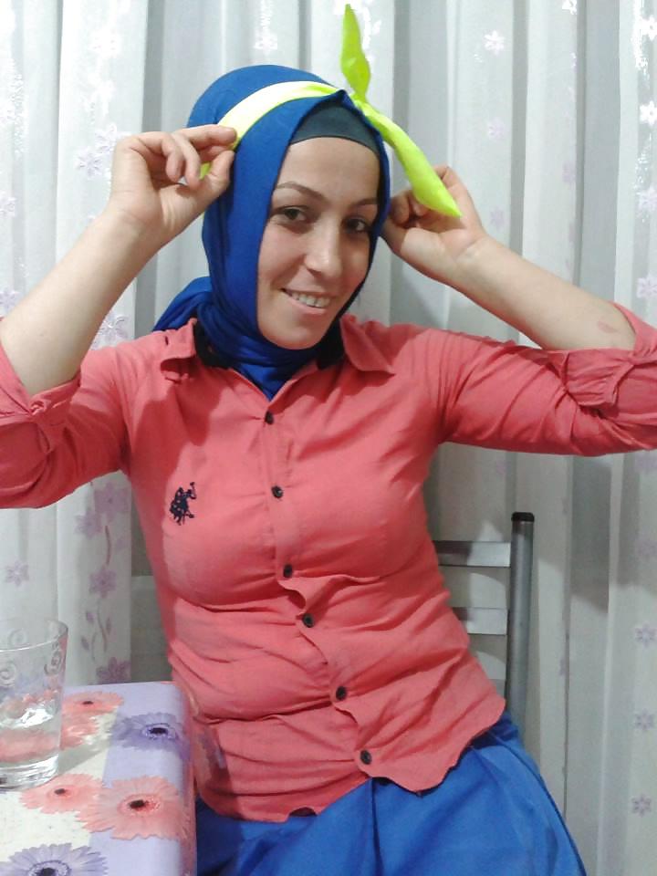 25P Turkish turbanli arab hijab