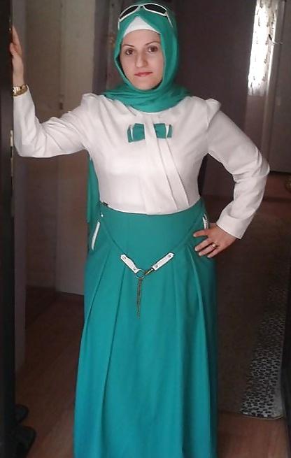 25P Turkish turbanli arab hijab