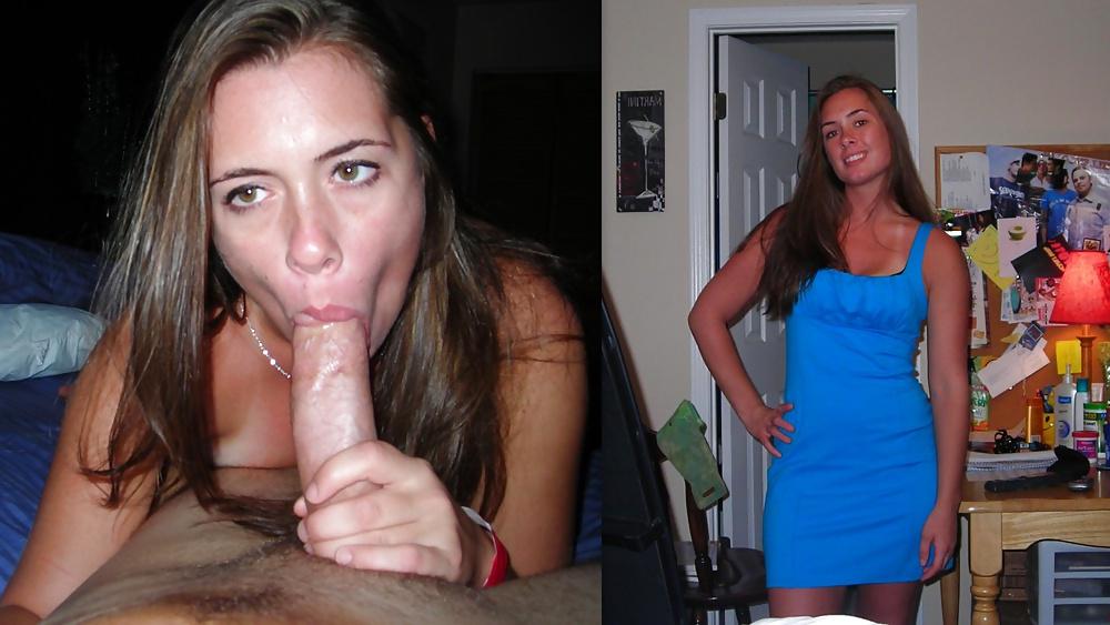 25P Bitches before-after, salope avant et en mode pute