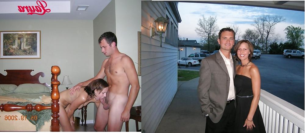 25P Bitches before-after, salope avant et en mode pute