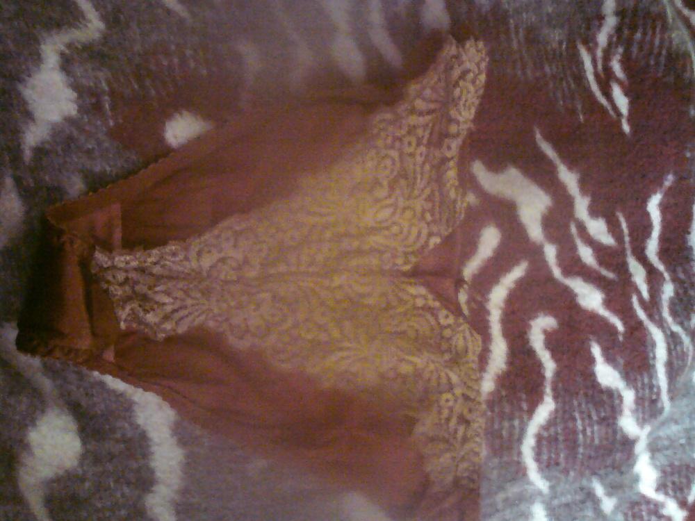 4P Red satin panties of NOT my stepmother