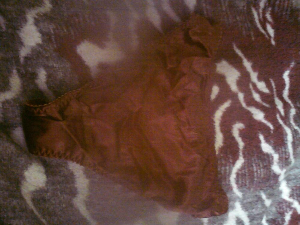 4P Red satin panties of NOT my stepmother