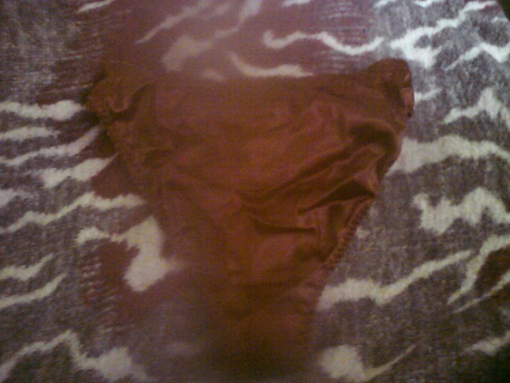4P Red satin panties of NOT my stepmother
