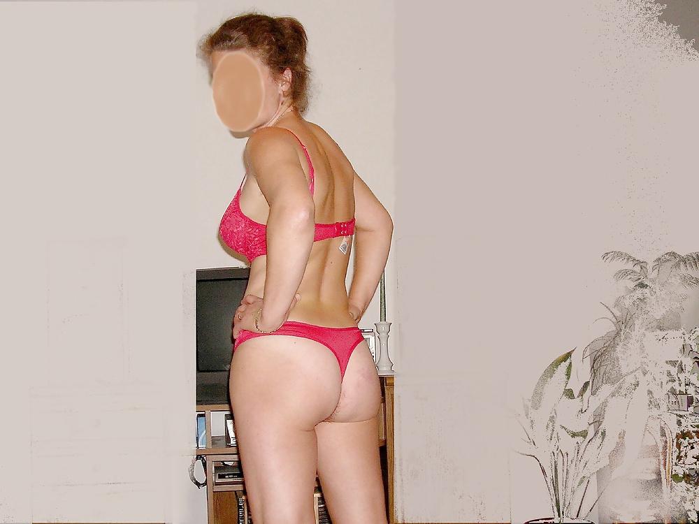 12P Hairy Milf Underwear-Non Nude
