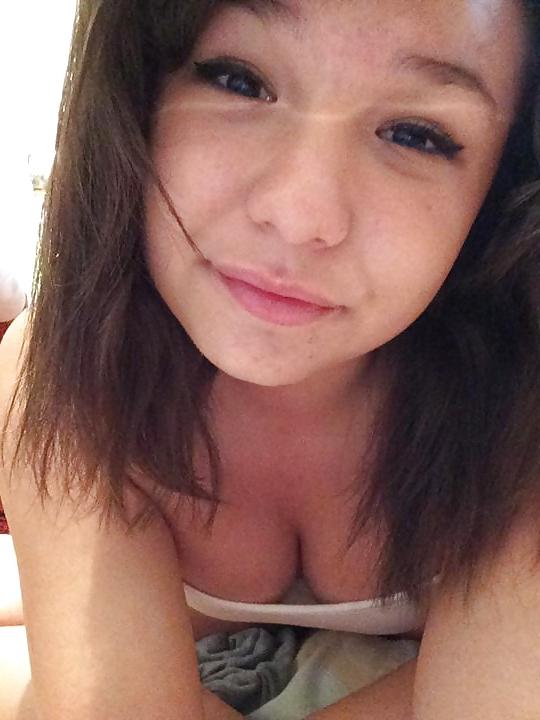 15P Brunette teen amateur non nude