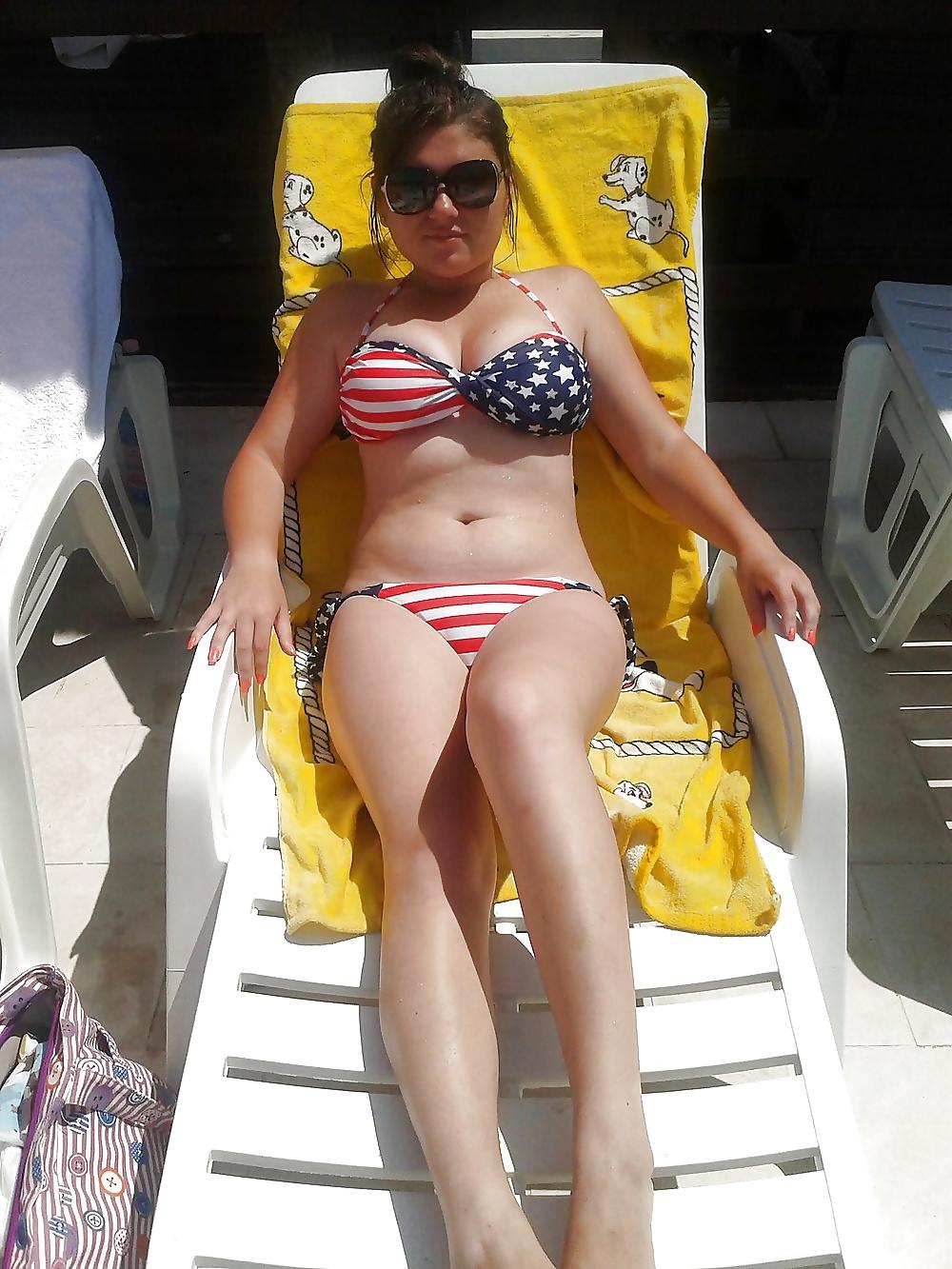 18P Swimsuit bikini bra bbw mature dressed teen big tits - 87