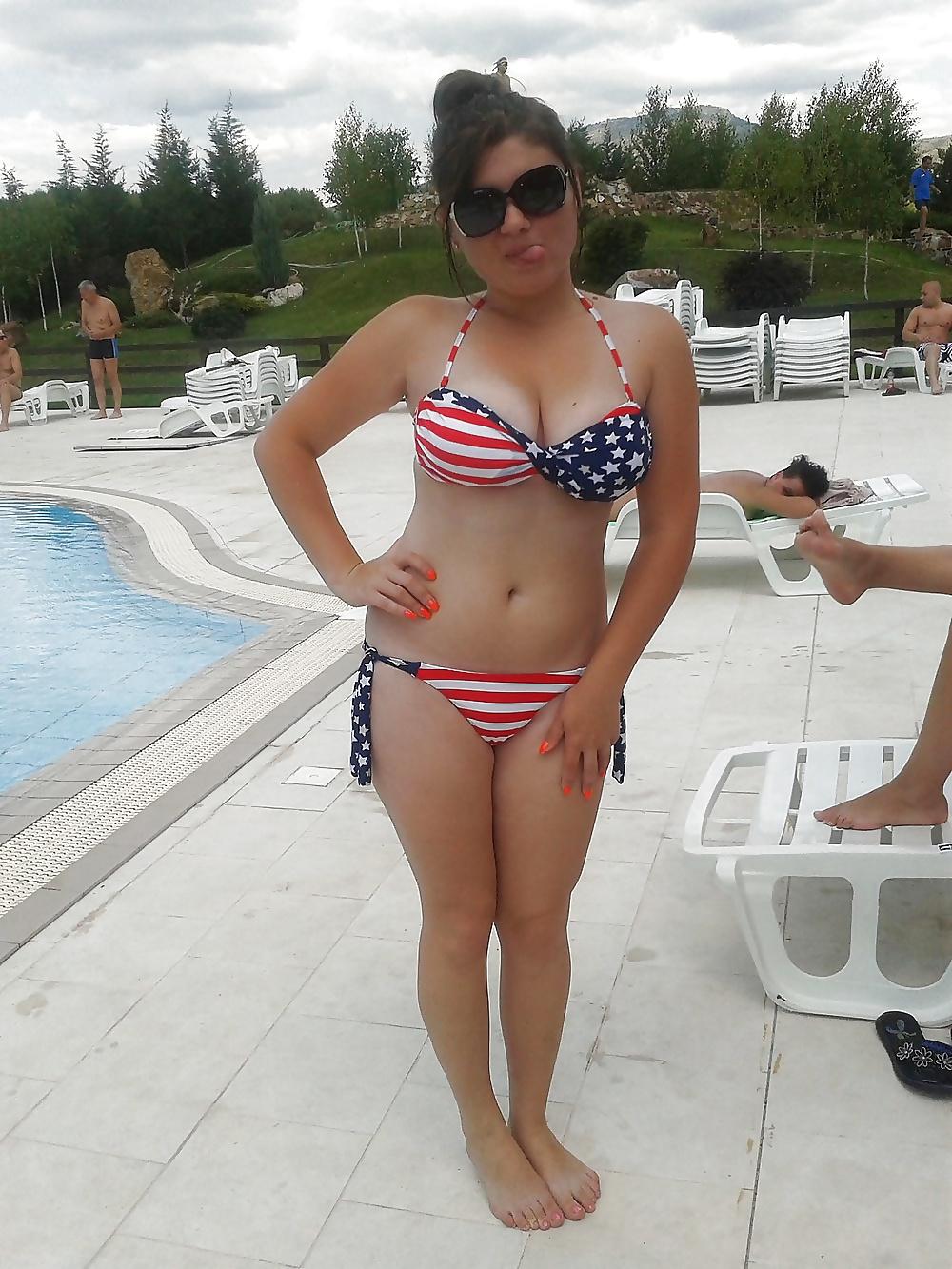 18P Swimsuit bikini bra bbw mature dressed teen big tits - 87