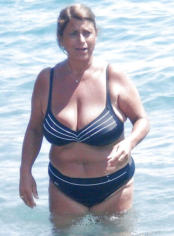 18P Swimsuit bikini bra bbw mature dressed teen big tits - 87