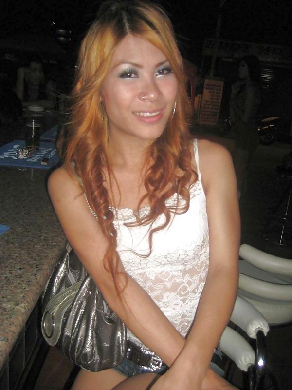 25P Blond Ladyboy Opor aka Lita from Pattaya