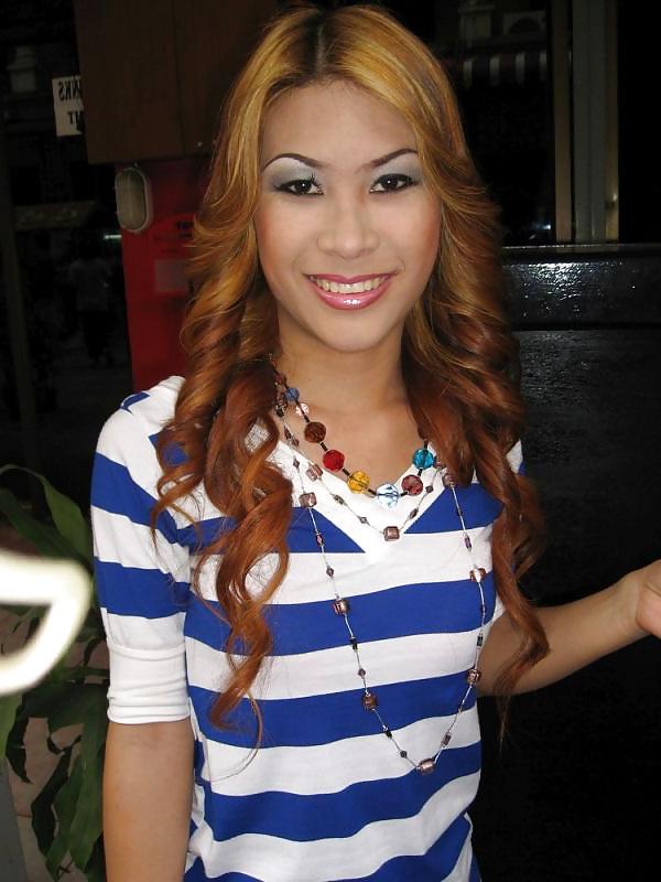25P Blond Ladyboy Opor aka Lita from Pattaya