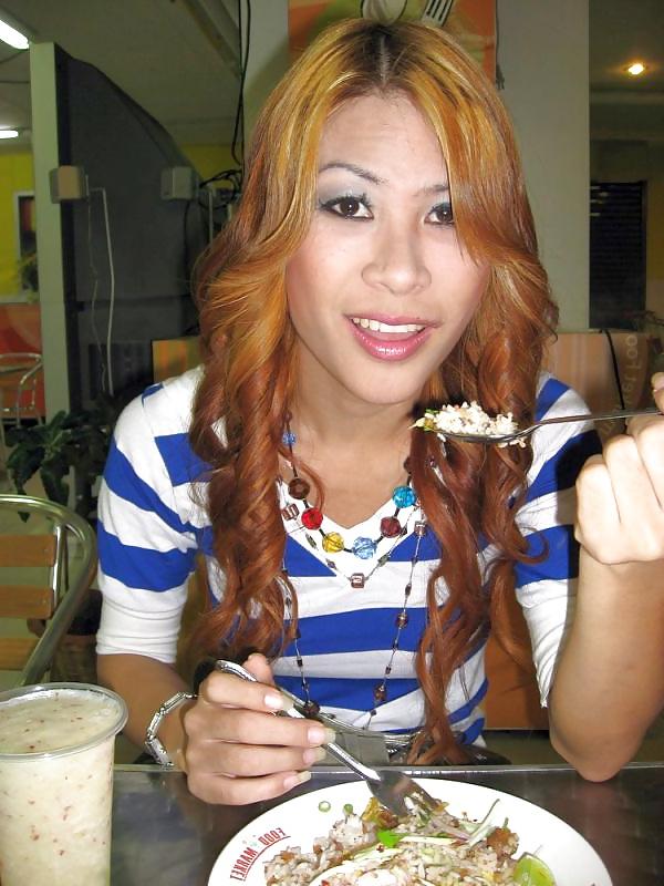 25P Blond Ladyboy Opor aka Lita from Pattaya