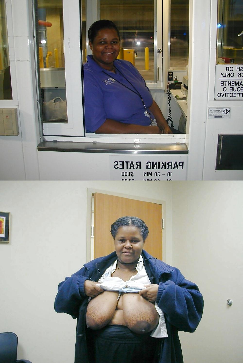 13P Clothed and Nude 5  Ebony Women 