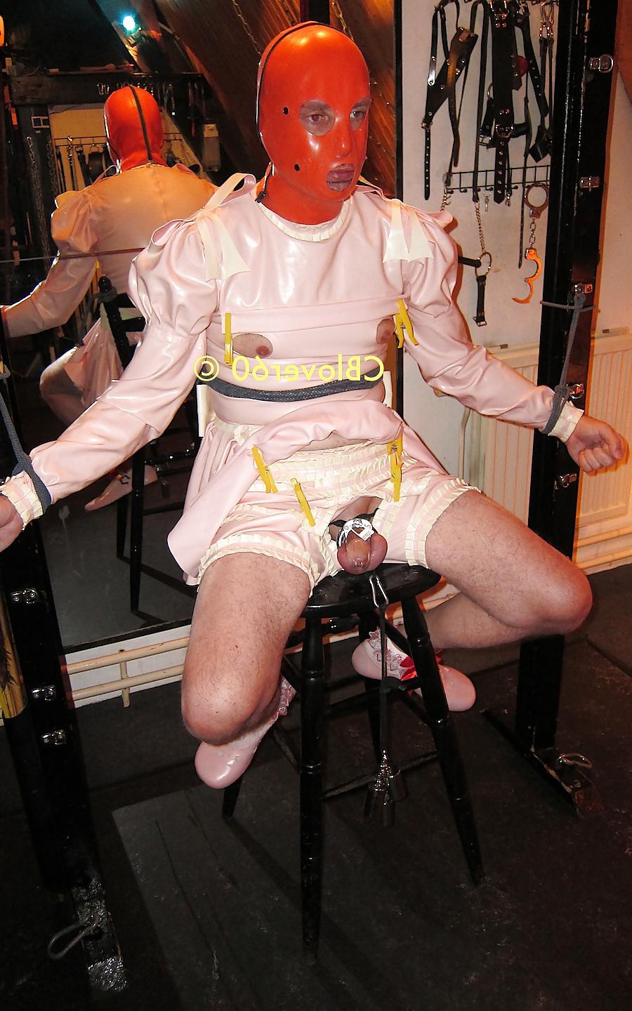 10P Sissy rubber session