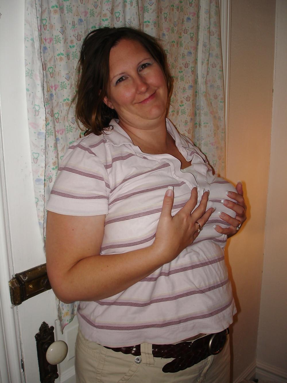 25P Chubby mom in stocking