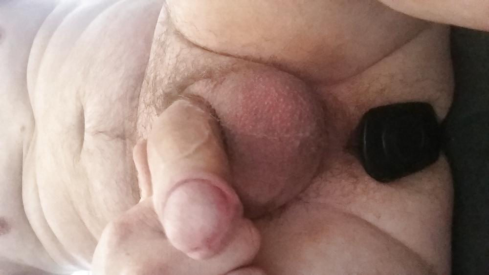 6P Butt plug in my ass.
