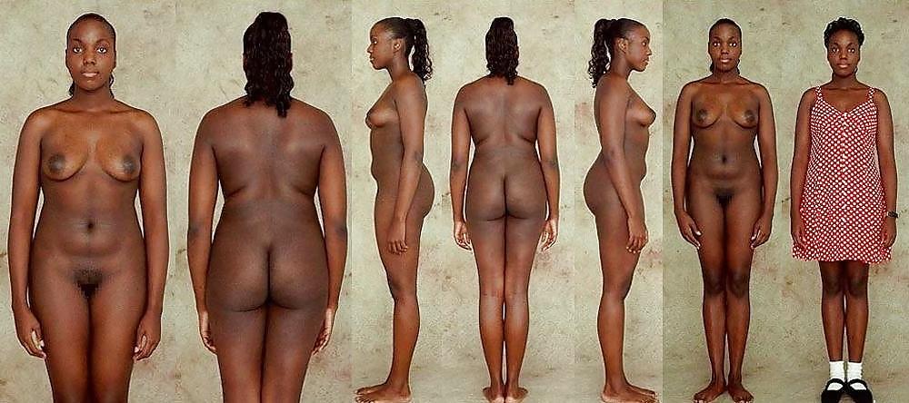 18P Clothed and Nude 3  Ebony Women 