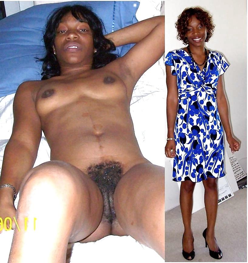 18P Clothed and Nude 3  Ebony Women 