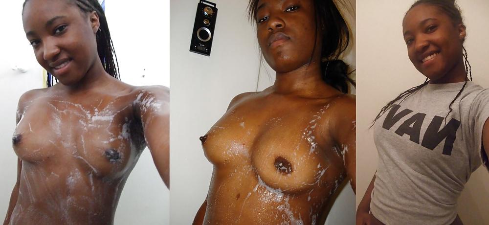 18P Clothed and Nude 3  Ebony Women 