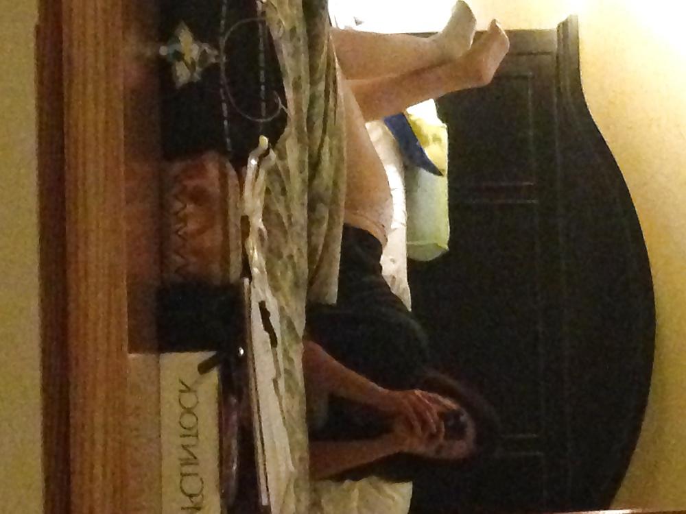 14P 35 yr old asian friend puss and socks feet