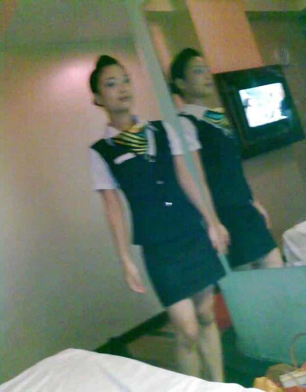 25P Hot asia stewardess