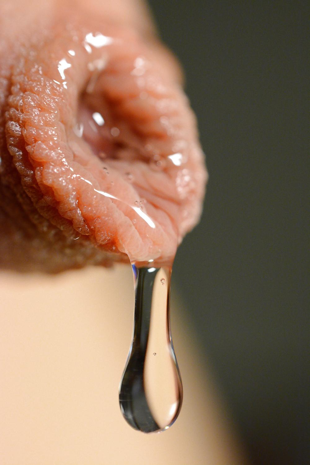 19P Dripping Precum Close-up