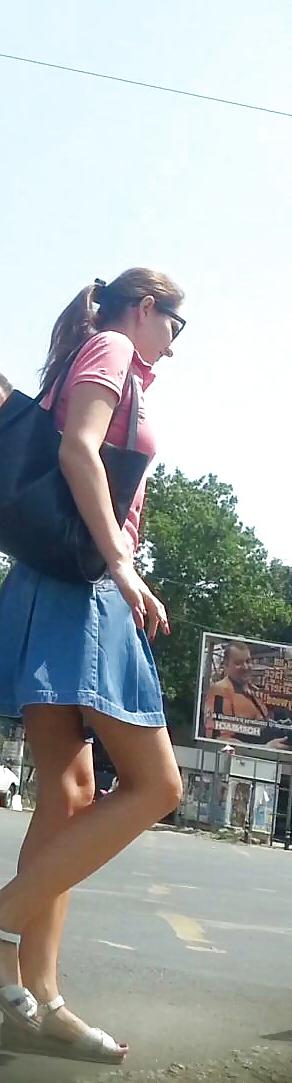 7P Spy sexy teens upskirt romanian