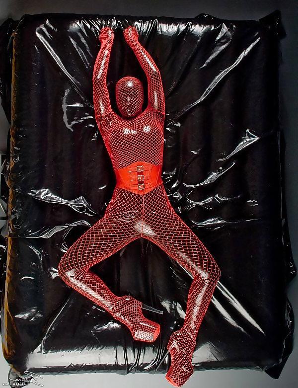 6P Rubber lycra fetish