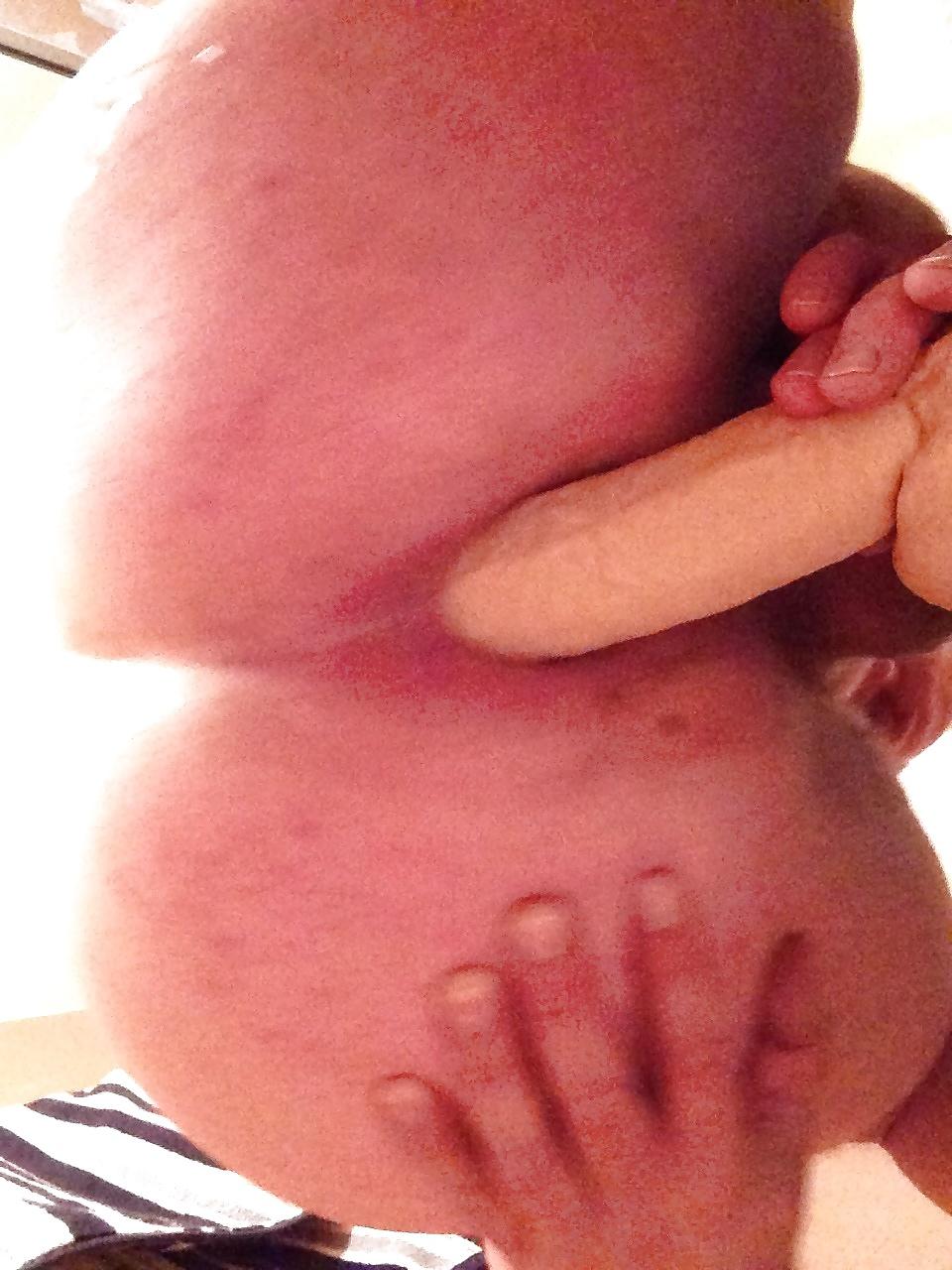 10P Riding A Big Dildo