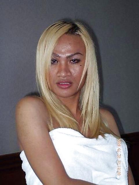 25P Blond Ladyboy Pam from Bangkok