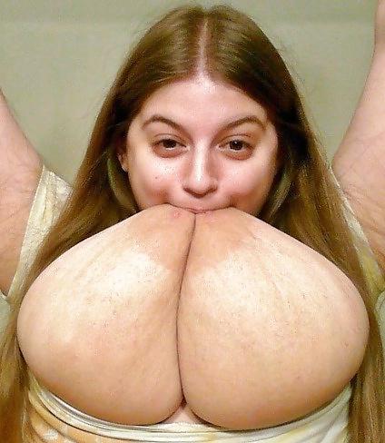 8P Females sucking both of their nipples, at the same time.