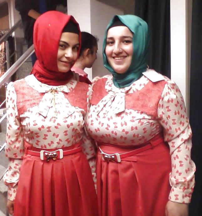 13P Turkish turbanli hijab arab yeni ufak
