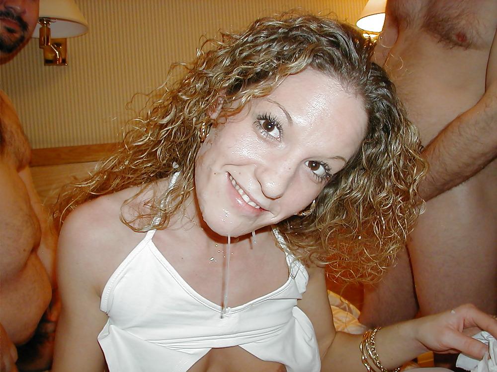 25P Slag Wifey gets Bukkake'd
