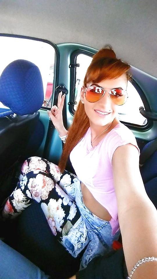 25P Hot Russian Redhead Mira  - Geile Rothaarige Russin Mira