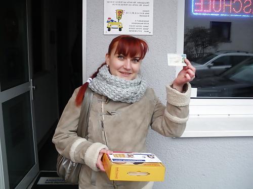25P Hot Russian Redhead Mira  - Geile Rothaarige Russin Mira