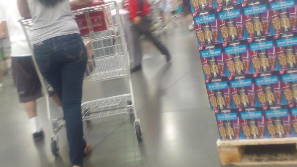 25P Miss Perfect tight ass & butt in Jeans at the store
