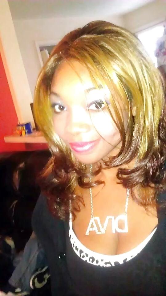 7P Cute little black girl