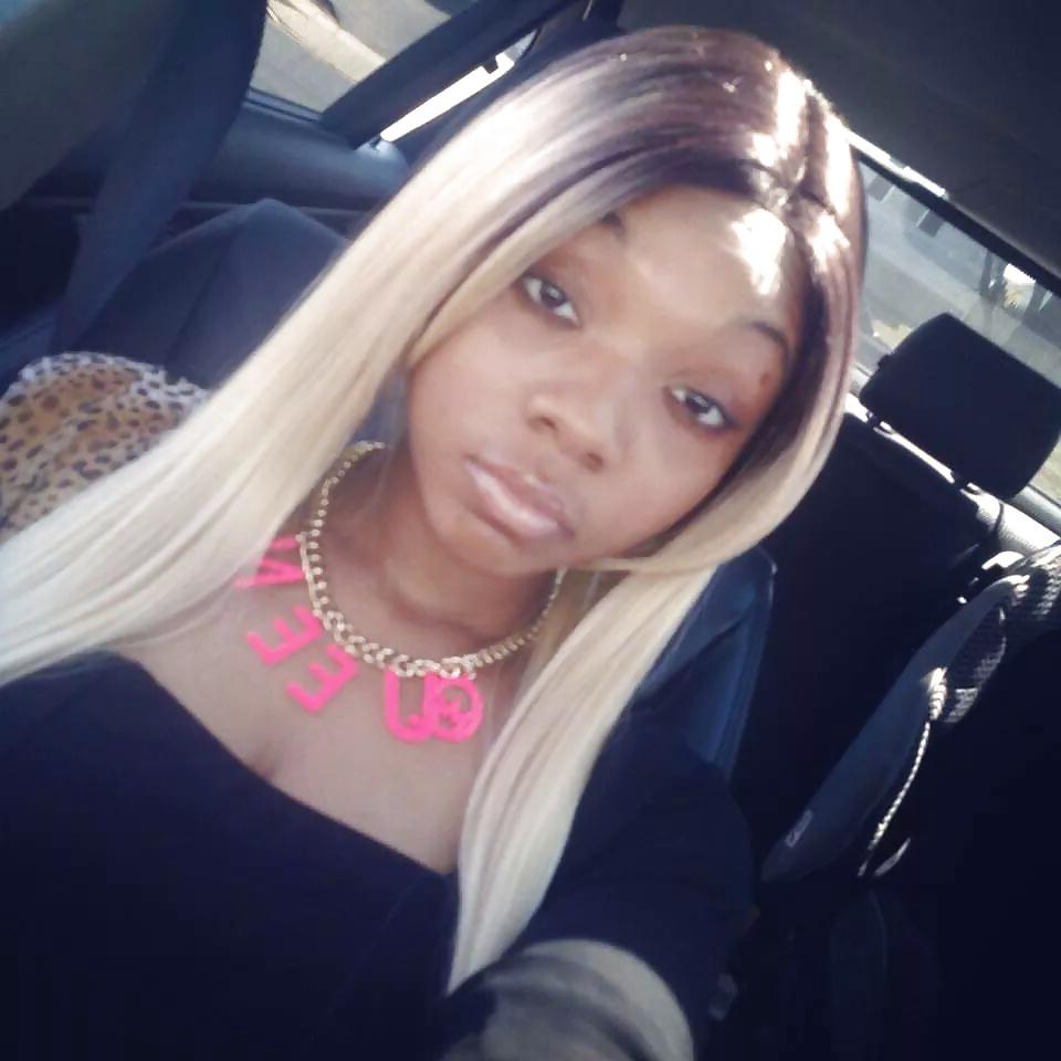7P Cute little black girl